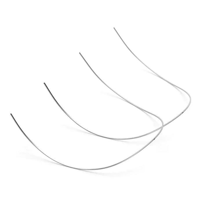 The White ortho Niti Reverse Curve Arch Wire-Ovoid