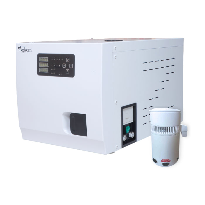Agkem B Class Autoclaves With Free Water Distiller