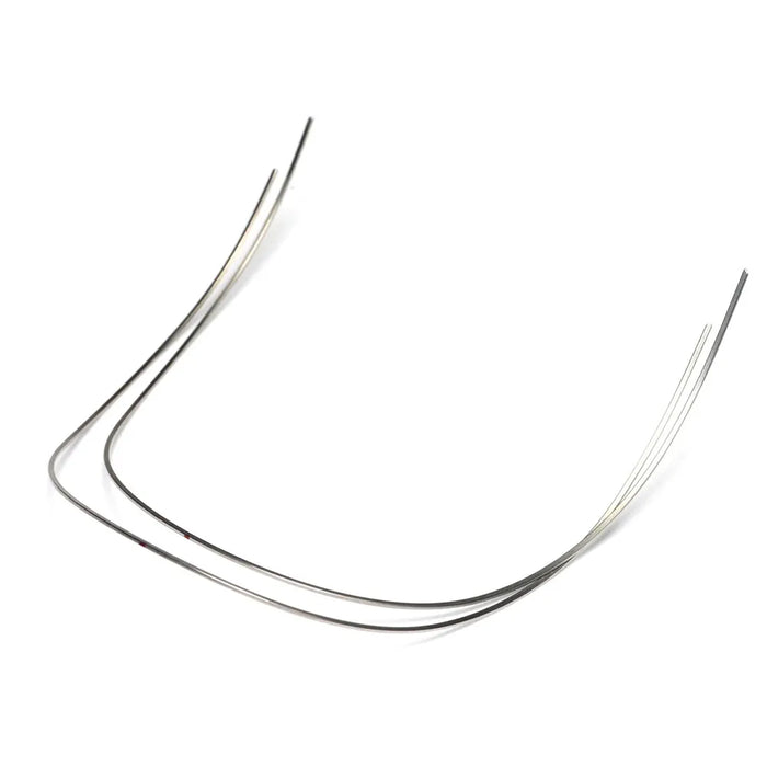 The White ortho Niti Reverse Curve Arch Wire-Ovoid
