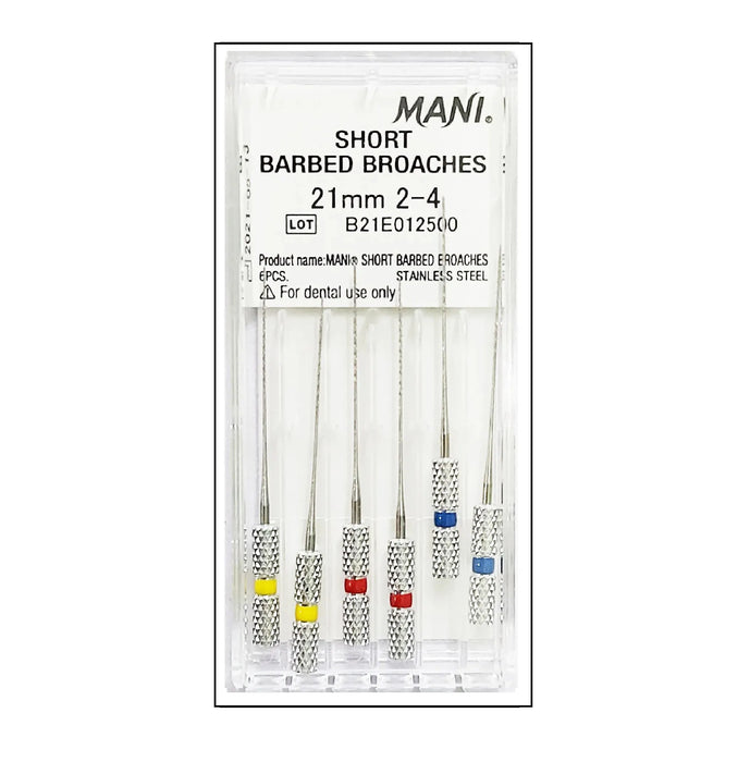 Mani Short Barbed Broaches 21mm