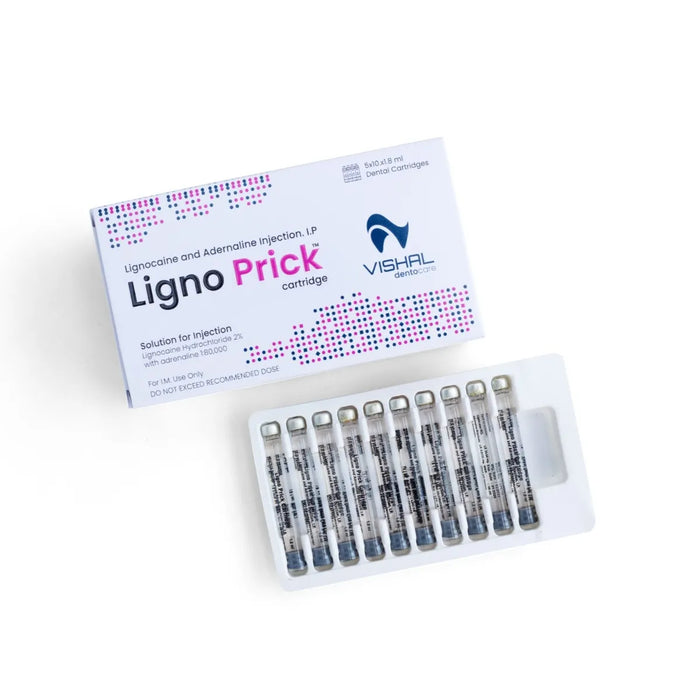 vishal dentocare ligno prick cartridges (pack of 50)