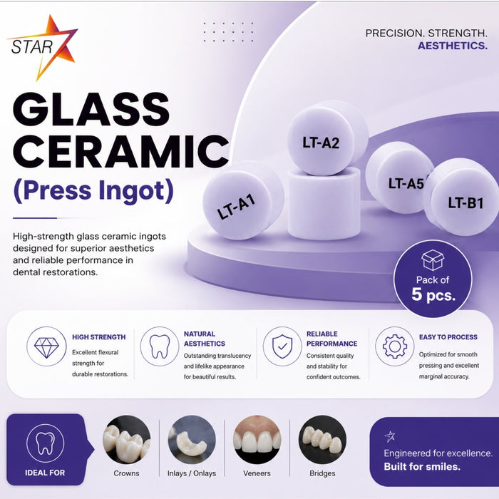 Star Glass Ceramic Press Ingots