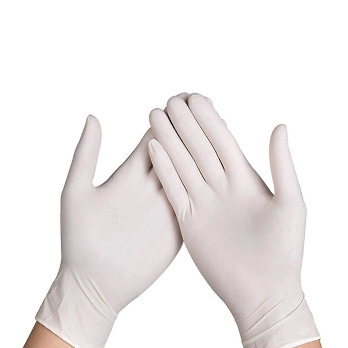 apl premium quality latex examination gloves (pack of 80 gloves)