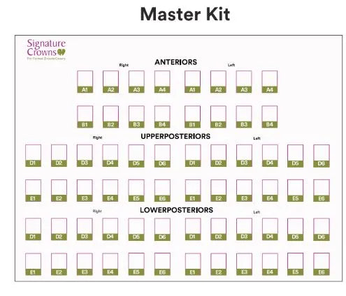 3M Paedodontic Zirconia Crowns Refills