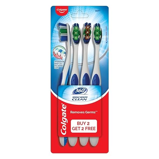 Colgate 360 Whole Mouth Clean Toothbrush (Buy 2 Get 2 Free)