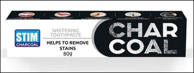 STIM Charcoal Toothpaste 80g - Pack of 2