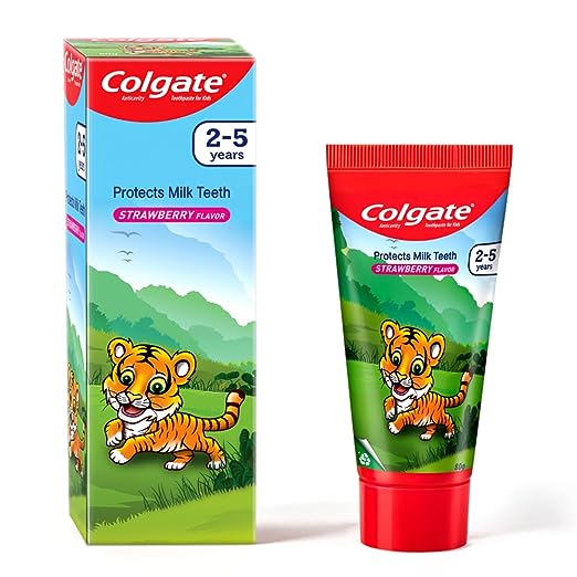 colgate kids anticavity toothpaste for 2-5 years ( pack of 5 )