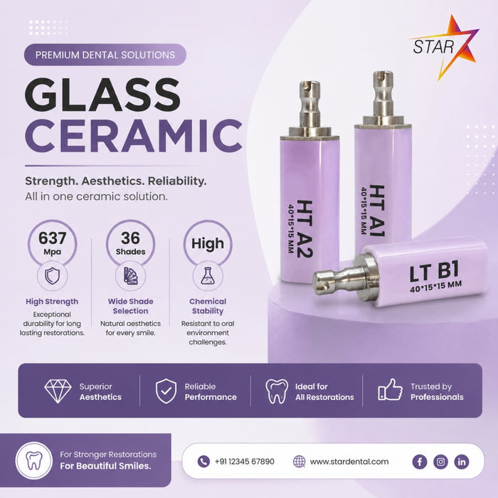 Star Glass Ceramic Blocks