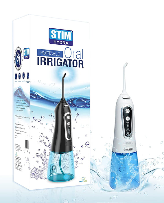 STIM Hydra  Water Flosser With 5 Irrigator Heads and  2 Minutes Timer