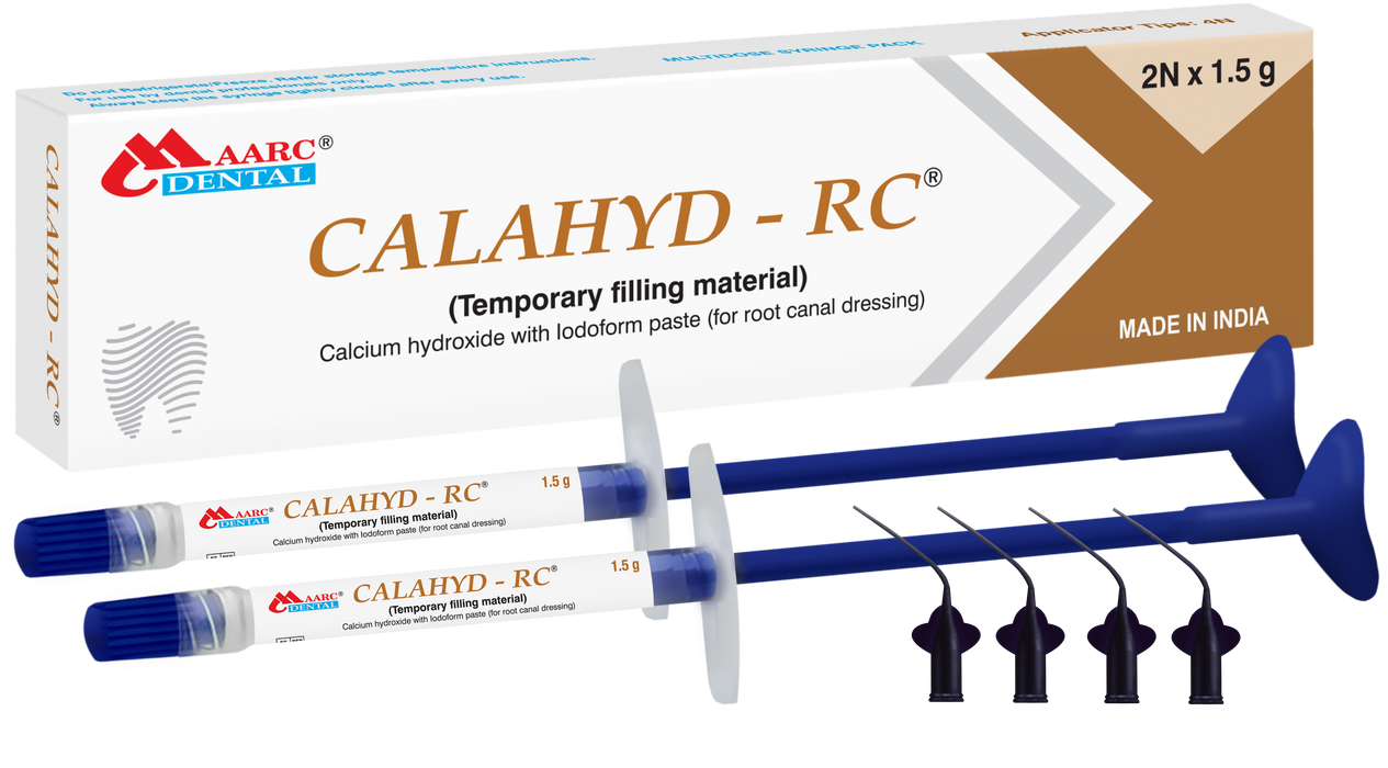 maarc calahyd - rc (oil base calcium hydroxide with iodoform )