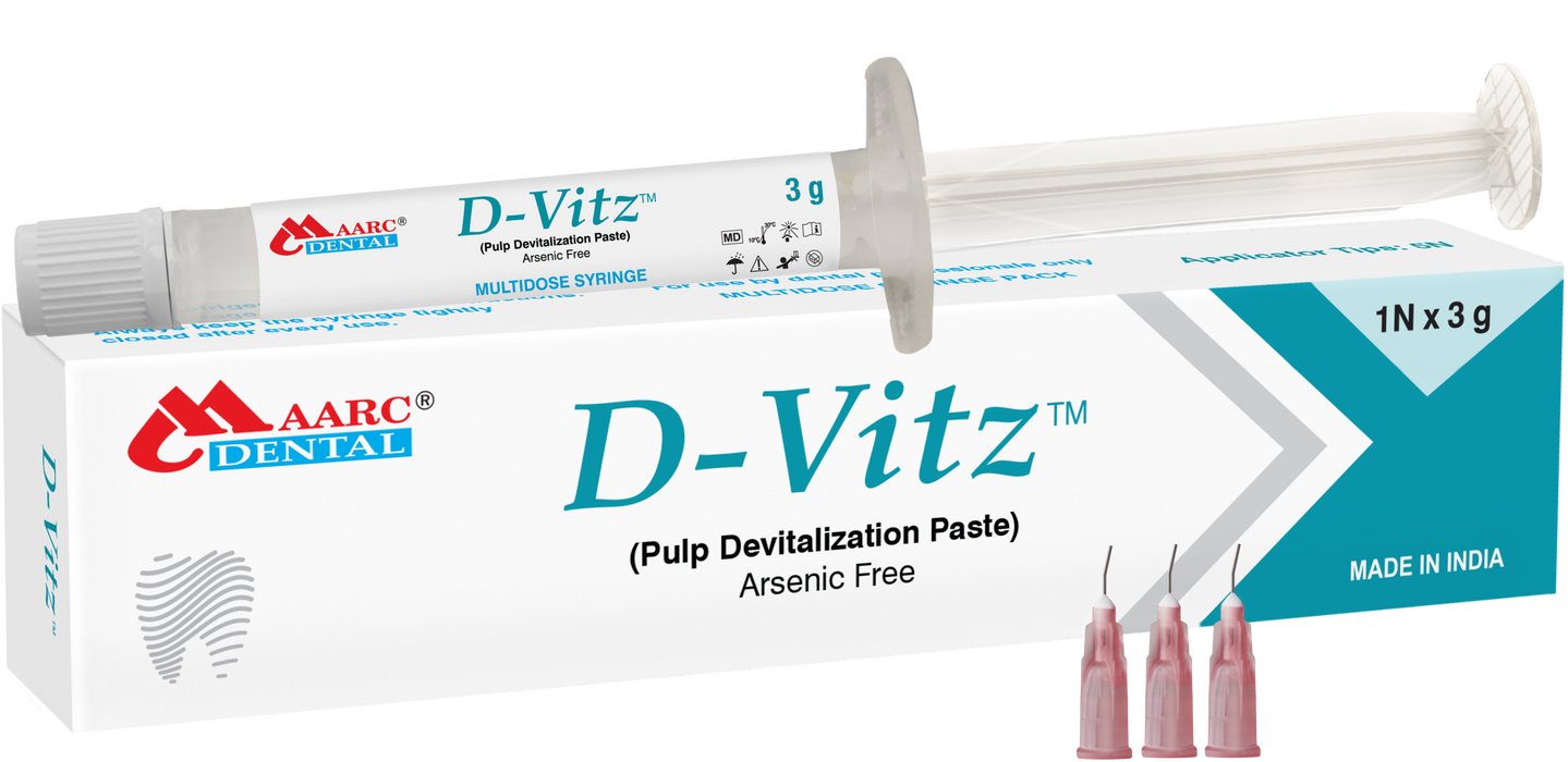 maarc d-vitz pulp devitalizer 3gm syringe