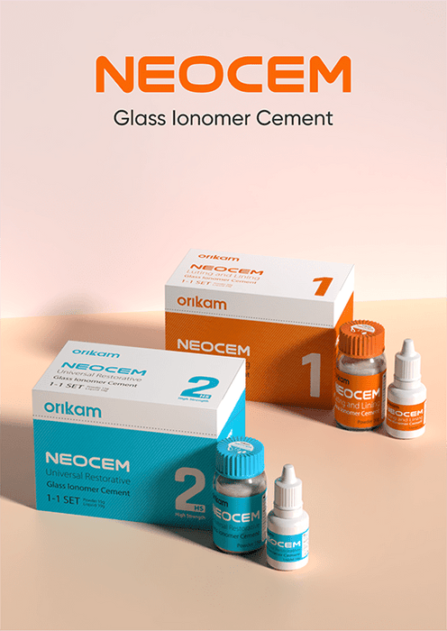 neoendo neocem- universal restorative glass ionomer cement- high strength