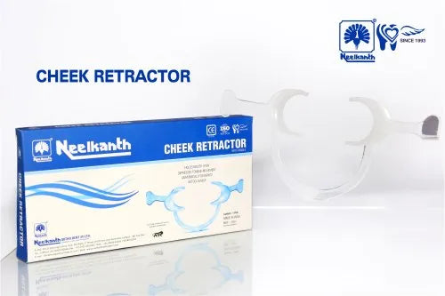 NEELKANTH CHEEK RETRACTOR (Autoclavable with Handle) pack of 2