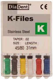 diadent k file ( pack of 6 )31mm