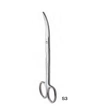 gdc scissors mayo # curved (14.5cm)  s3