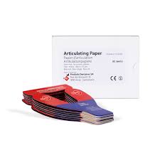 pd articulating paper, blue/red thick