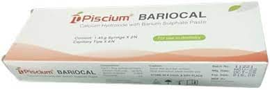 Piscium Bariocal Calcium Hydroxide Paste - 2 x 1.45 gm Syringes