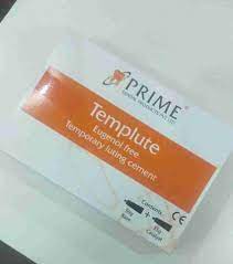 prime dental templute - eugenol free temp luting cement