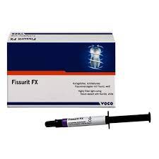 voco fissurit fx (highly filled light-curing fissure sealant with fluoride, white.)