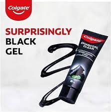 colgate charcoal clean 120g black gel toothpaste (pack of 2)