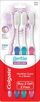 colgate gentle gum care brush (pack of 4)