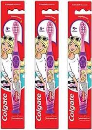 colgate kids 5+ years toothbrush (barbie & batman) - pack of 4