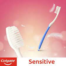 colgate sensitive toothbrush with ultra soft bristles (pack of 6)