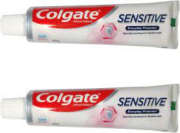 colgate sensitive toothpaste, everyday protection, 80g  (pack of 3)