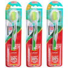 colgate slim soft advanced toothbrush (pack 0f 3)