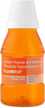 ICPA FLUORITOP MOUTH RINSE 160 ML ( pack of 3 )