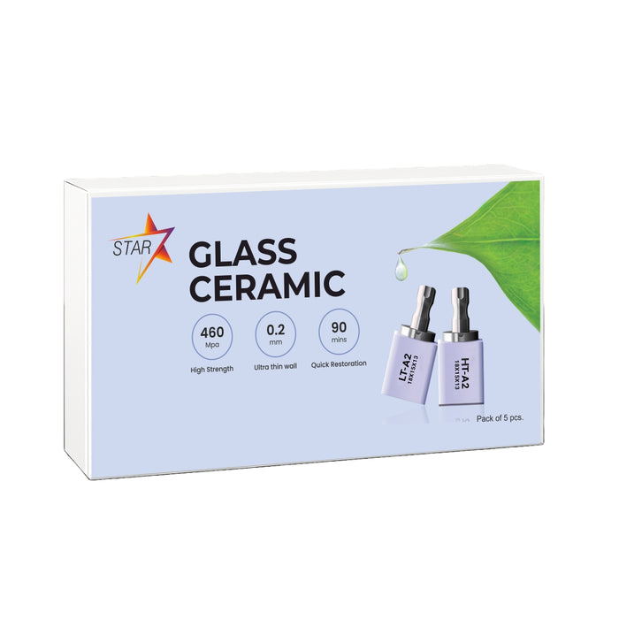 Star Glass Ceramic CAD-CAM Blocks ( Pack of 5 )