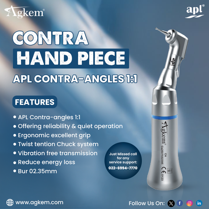 APL Contra Angle Air Rotor Handpiece