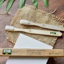 Stim Eco Bio Toothbrush - Neem Handle (PACK OF 2)