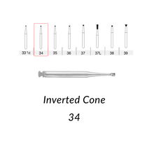 ss white straight handpiece carbide inverted cone burs