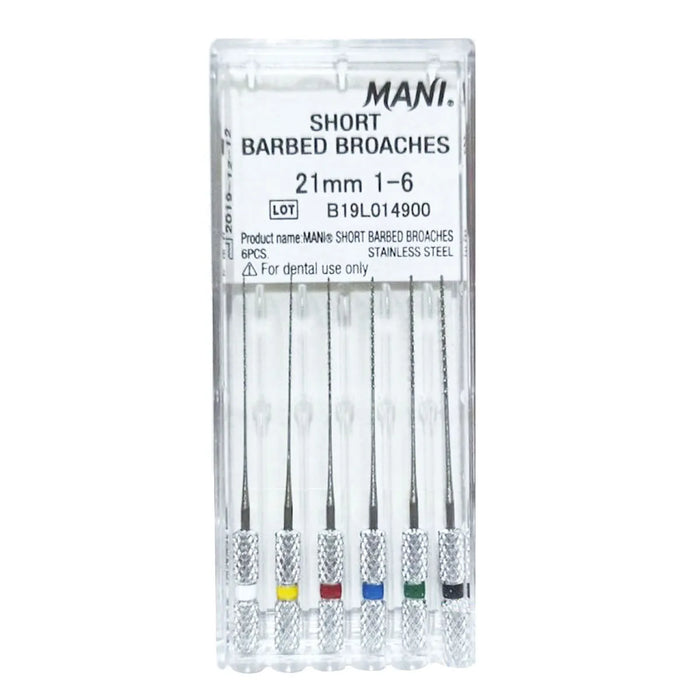Mani Short Barbed Broaches 21mm