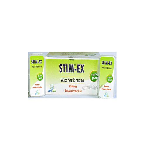 Stim-Ex Ortho Wax Mint flavoured Dental Wax - Pack of 3