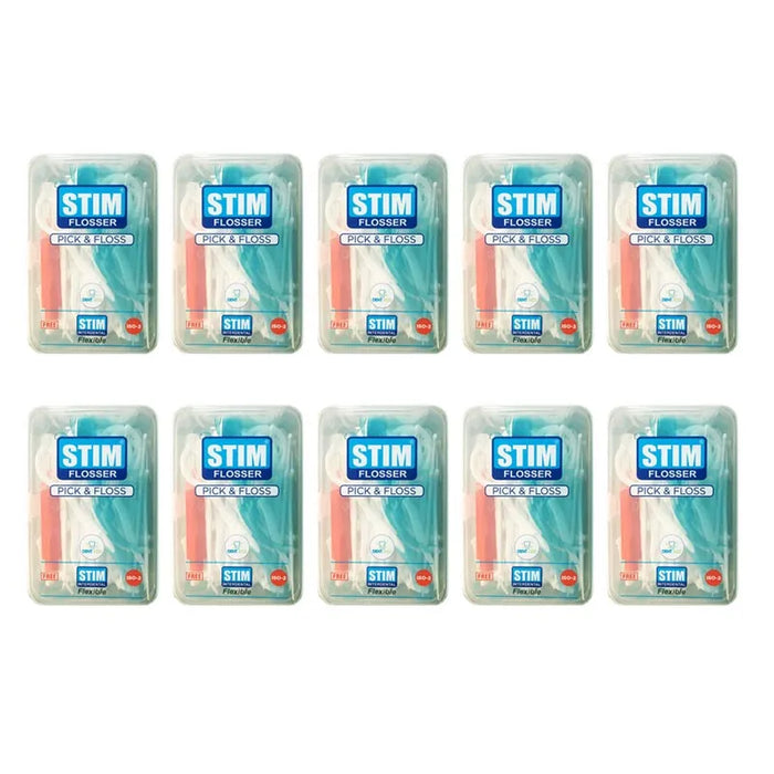 Stim Flosser Pack Of 2 Box (1 Box Contains 40Pcs)