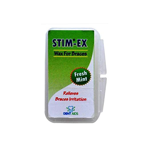 Stim-Ex Ortho Wax Mint flavoured Dental Wax - Pack of 3