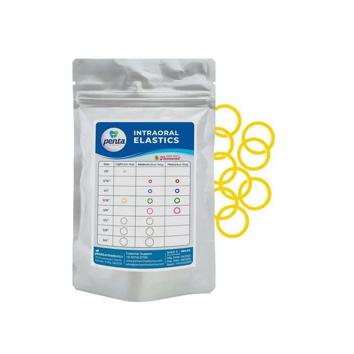 Intraoral Elastics 3/4 N/C-Light 2oz