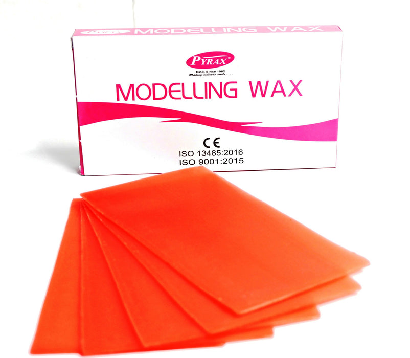 PYRAX Dental Modelling Wax Sheets With Uniform Modelling Wax – 12 Sheets Each