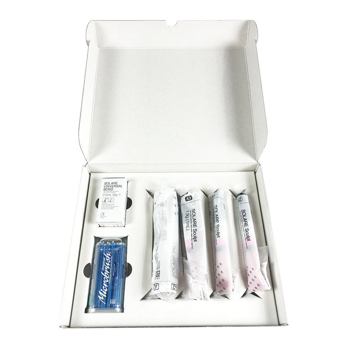 gc sculpt expo kit (nano composite x 3 syringes, 1xflo, 1xs.bond , 1 x microbrush)