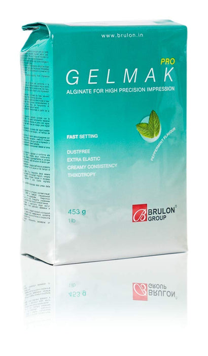 GELMAK PRO Non Chromatic Peppermint Flavour Alginate Impression Material - 453 gm
