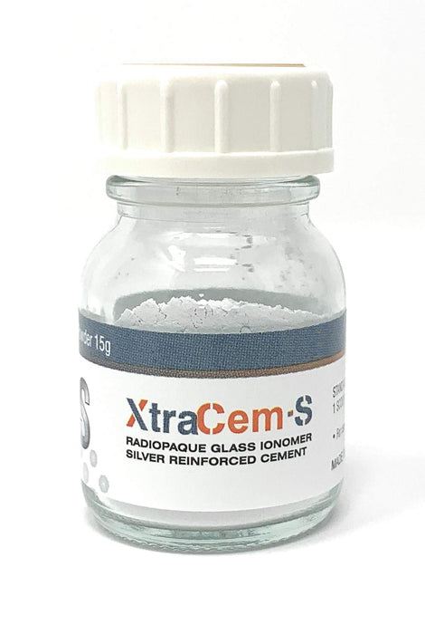 medicept xtracem s silver reinforced glass ionomer restorative cement 15g/10ml