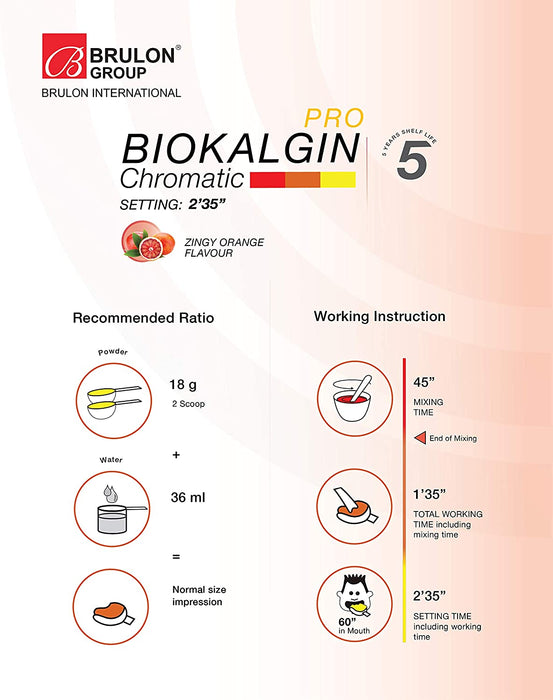 Biokalgin Chromatic Pro Alginate Impression Material 453 gm