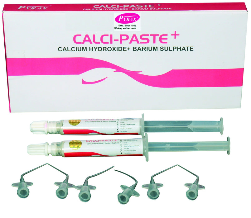 pyrax calcipaste plus syringes (calcium hydroxide, barium sulphate)