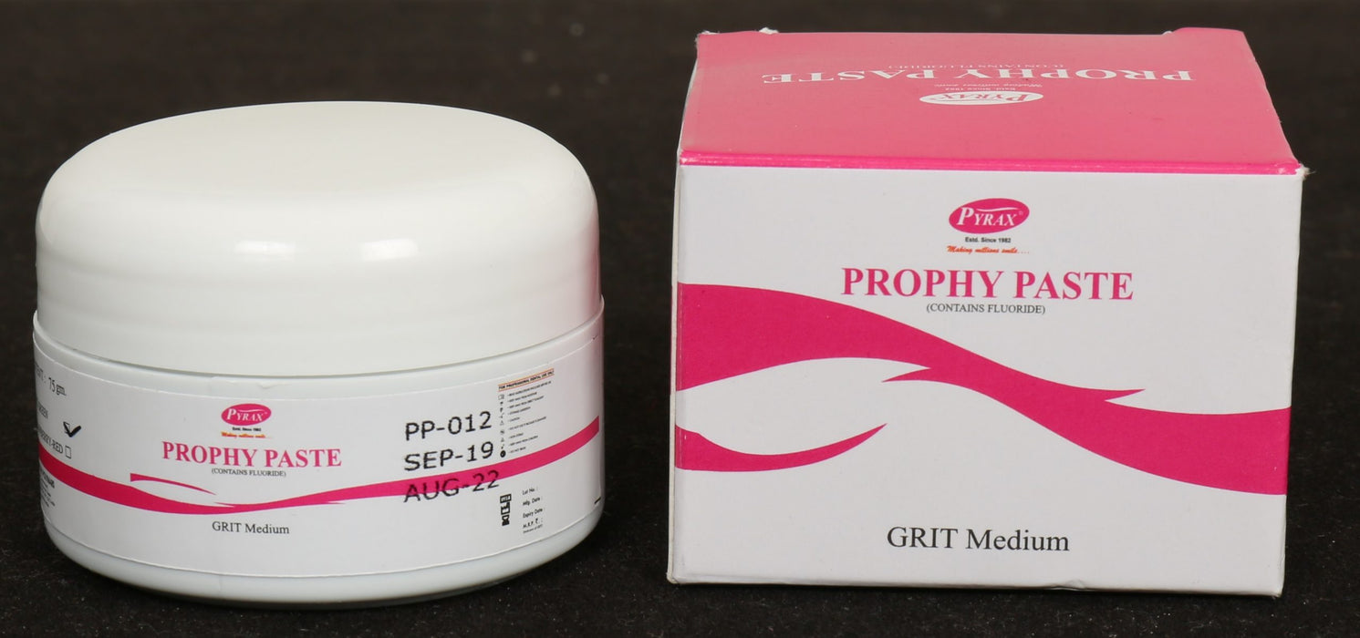 pyrax prophylaxis prophy paste, dental polishing paste – 75 gms jar