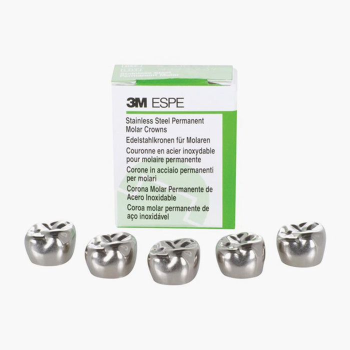 3m. espe stainless steel crown – first permanent molar replacement crown (5 pcs)