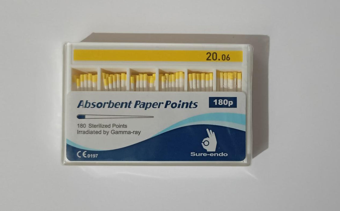 oro (4% pp 20-45) absorbent paper points - pack of 180 points
