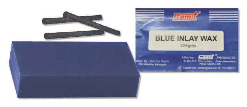 samit blue inlay wax
