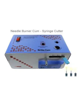 ortho care manual syringe cutter cum needle burner (electrical)